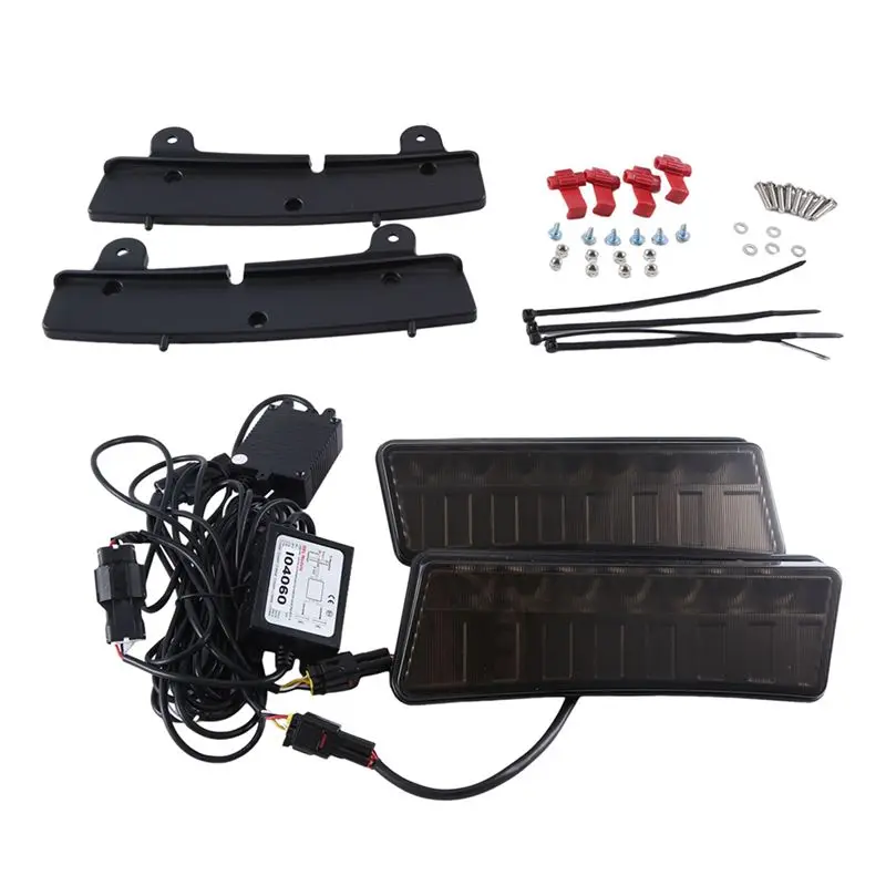 

A03Q-Daytime Running Light LED Turn Signal Fog Light For Nissan 03-05 Replacement Accessory As Shown