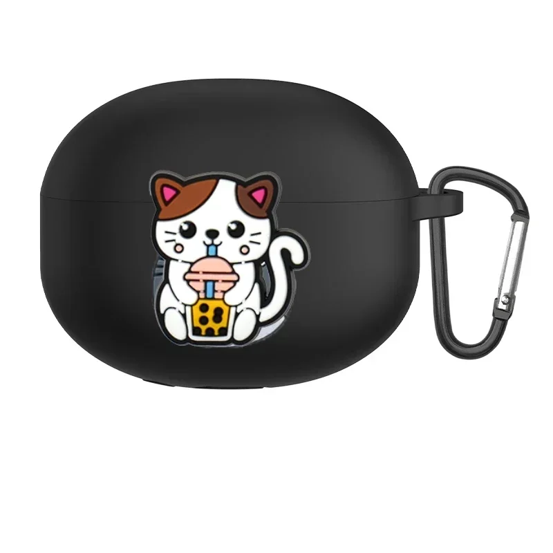 Funda de silicona con dibujos animados de Bowers & Wilkins Pi8, bonita caja protectora para auriculares, animales divertidos