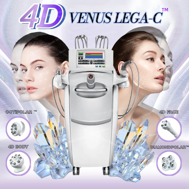 

Новинка в кавитации Venus Legacy, машина для похудения тела, вакуумное удаление целлюлита, Жинкерн, лифтинг кожи, RF спа-устройство для лица