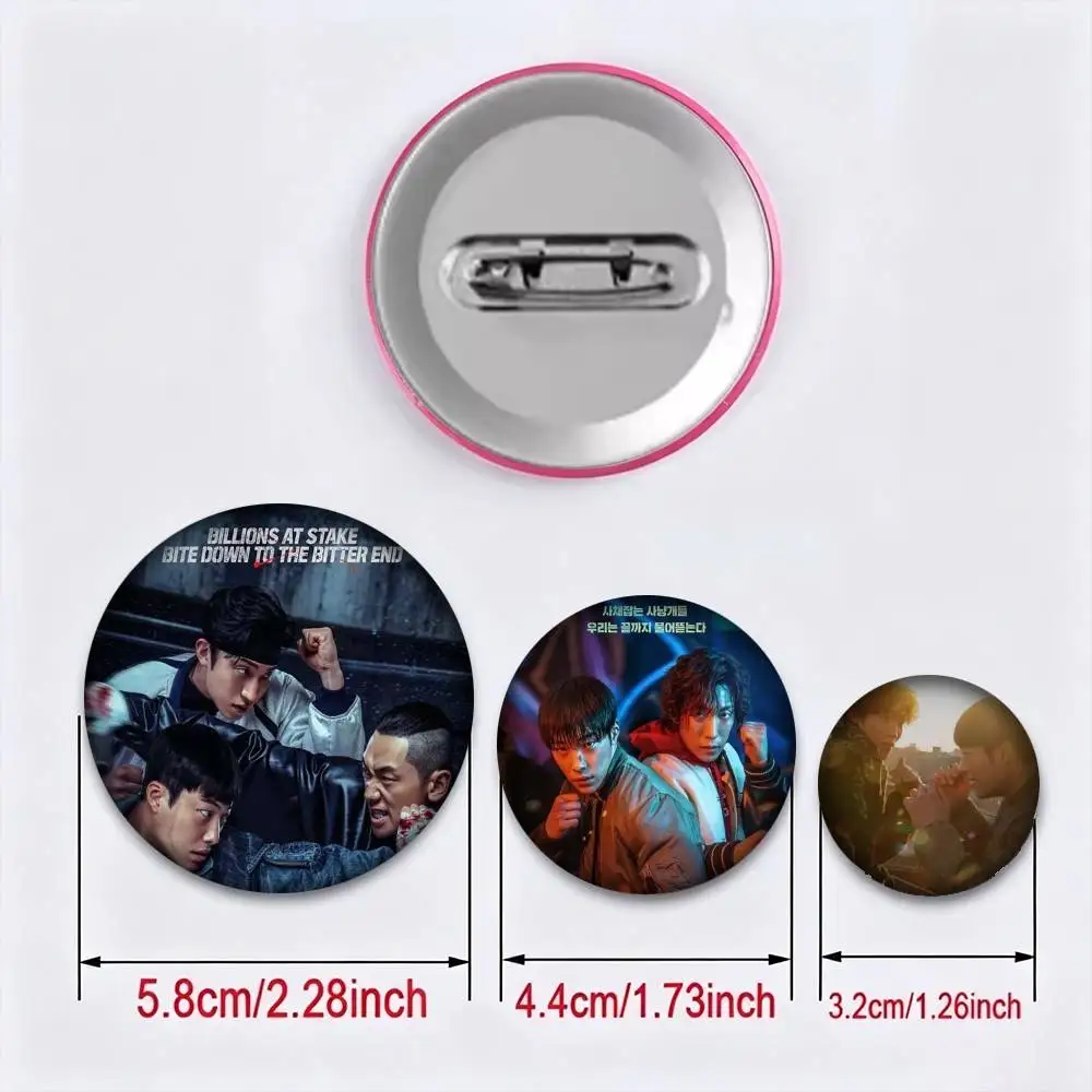 HOT Drama B-Bloodhounds 25mm 32mm 44mm 58mm 75mm Brooches Badges Pins for Accessories Gift