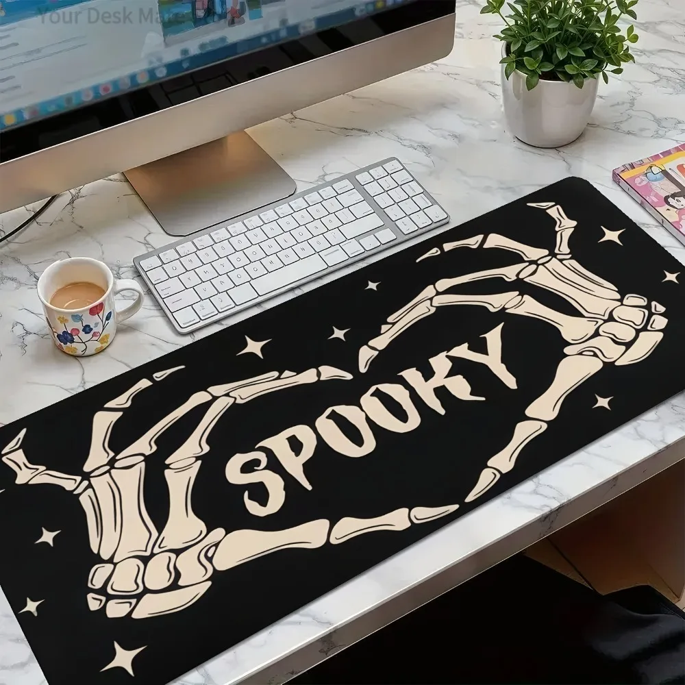 With terrifying skull hands and spooky heart-shaped design mouse pad gaming protector escritorio podkladka gamingowa