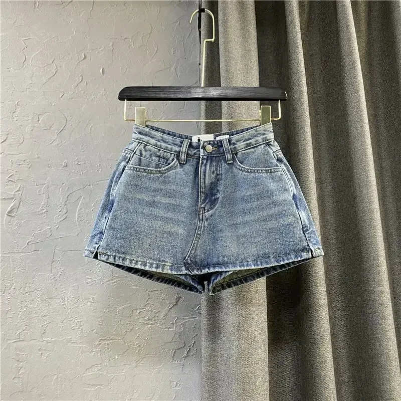 Shorts Dames Denim Slanke Hotsweet Hoge Taille Distressed Vintage All-Match Streetwear Populair Ins Chique Leisure Ulzzang Ootd Z890