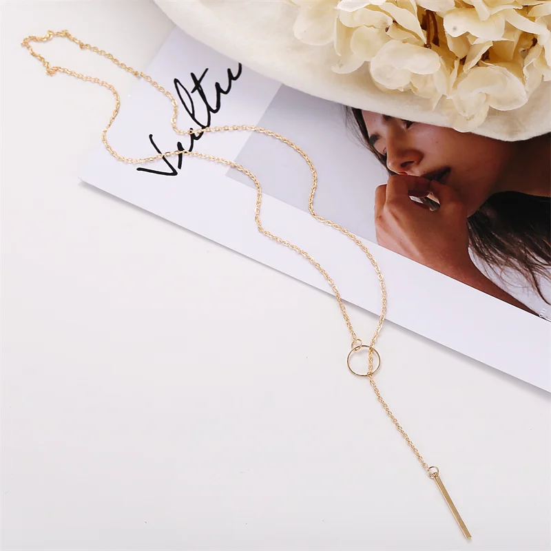Hot Fashion Casual Chocker Halskette Persönlichkeit Unendlichkeit Kreuz Anhänger Gold Farbe Choker Halsketten auf Hals Frauen Schmuck 2022 – Detail 7
