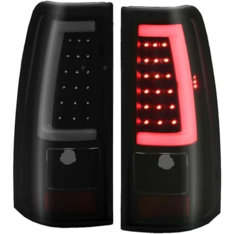 

Обновленный светодиодный задний фонарь в сборе для Chevy Silverado 1500 2500 3500 GMC Sierra 1500 2500HD 3500, дымчатый черный L