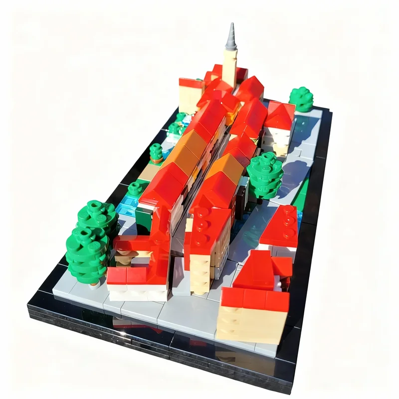 743 Piezas MOC Krämerbrücke Er - Kids Education In Germany reseña y precio