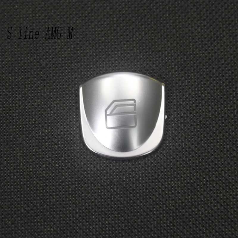For Mercedes Benz C Class W203 2002-2006 Car Door Window Glass Lift Button switch Cover Sticker Trim Auto Interior Accessories