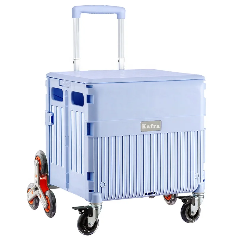 

Multifunctional Stair Climbing Foldable Grocery Shopping Cart