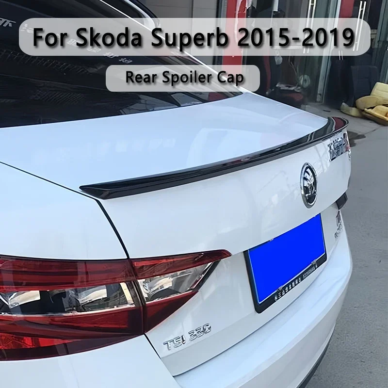 Tylny spojler do Skody Superb 3 2015-2019, nakładka na klapę bagażnika, spojler zewnętrzny, stylizacja samochodu, lotka, splitter, bodykit