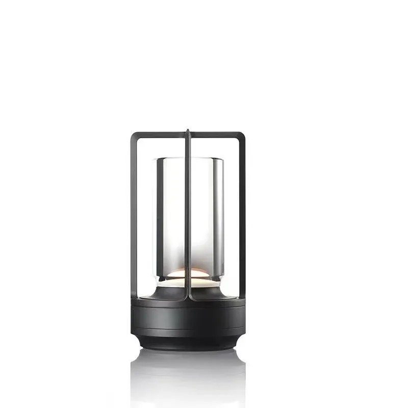 

Vintage Cordless Metal Table Lamp Cordless Portable Outdoor Camping Light Home Restaurant Bar Decoration Light Emitting Diode Li