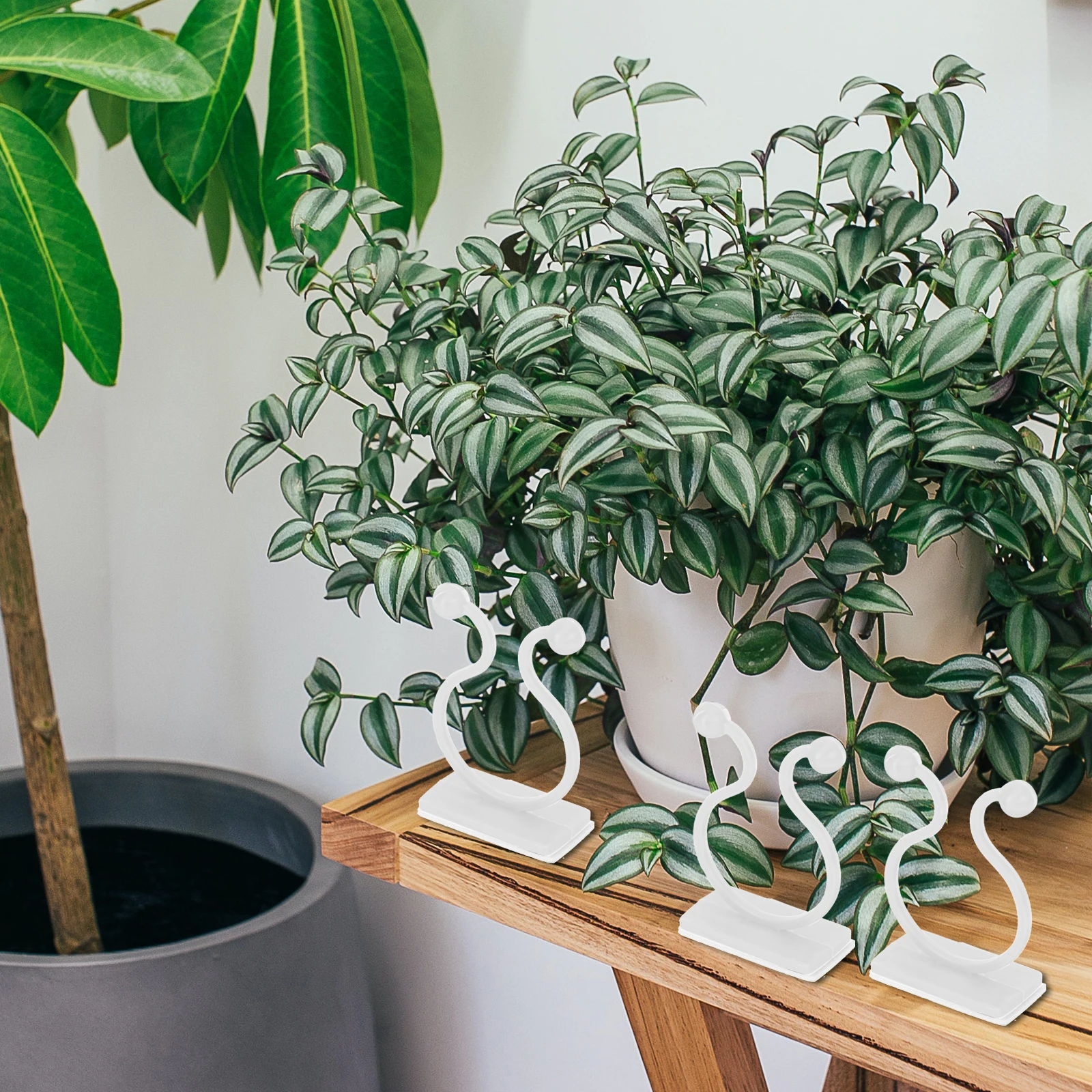 

90pcs Green Plant Fixer Clip Wall Climbing Vine Holder Strong Adhesive Garden Tool Support Clips Vines Fixing Hook