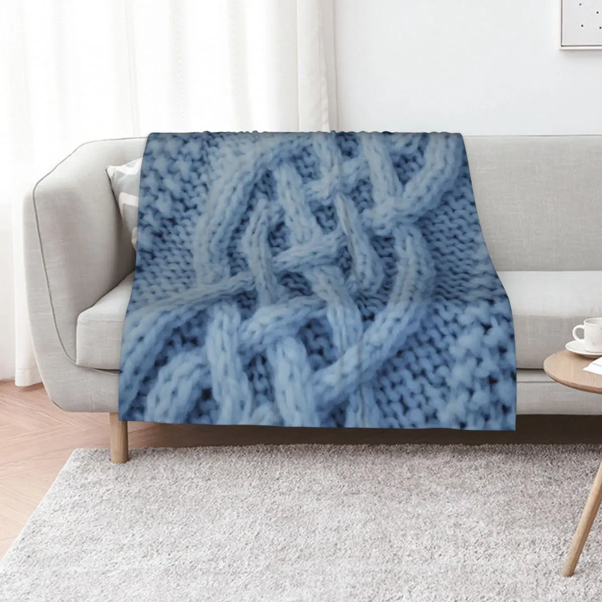 

Arctic Cable Throw Blanket Plush Bed Fashionable Cute Sofas Blankets