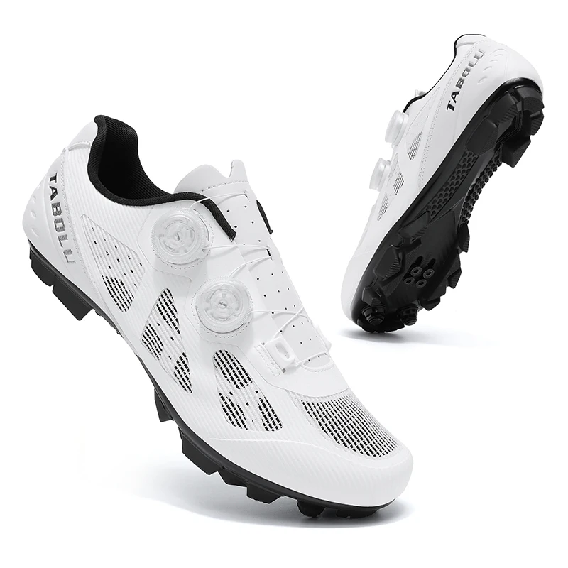 Professional Mtb Cycling Shoes Big Size 48 Spd Men Self-Locking Bicycle Road Bike Shoes Women Flat Cleats Mtb Biking Sneakers