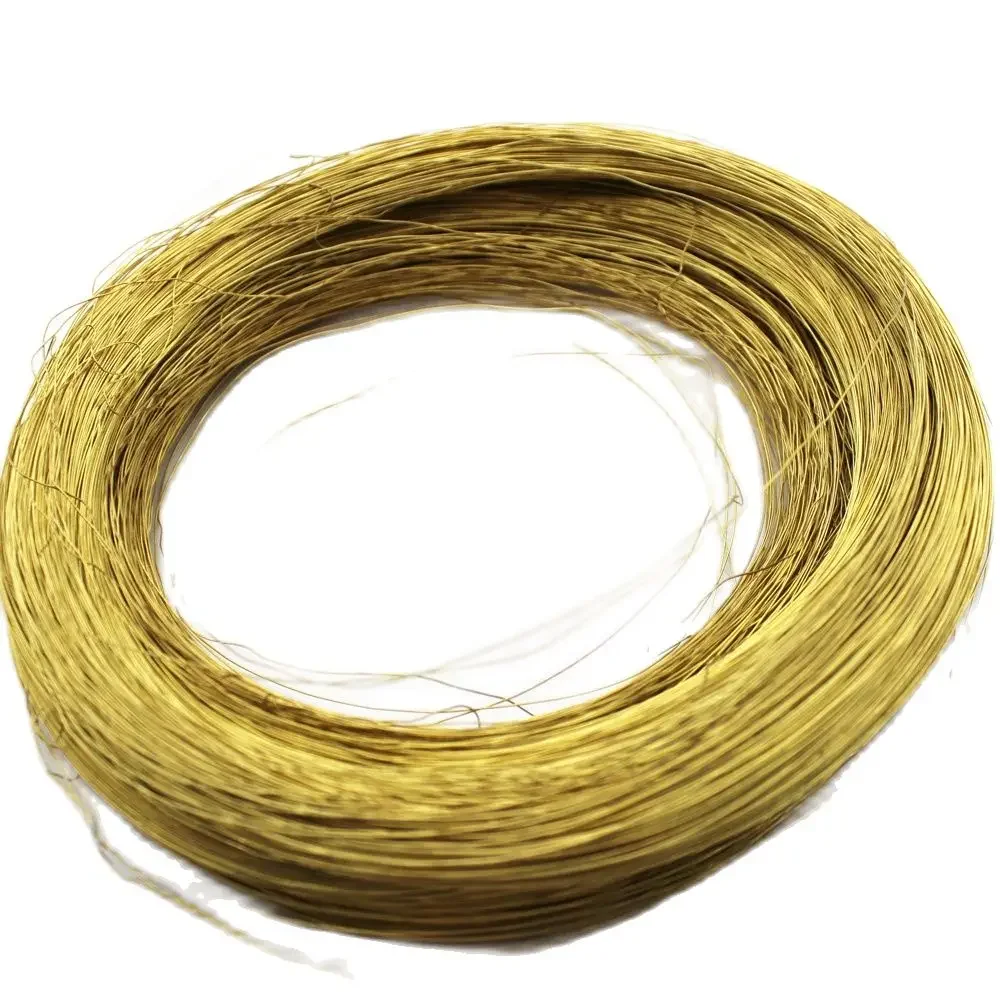 Soft Fully Annealed Brass Round Bare Wire 0.3mm To 6mm For Jewellery Craft