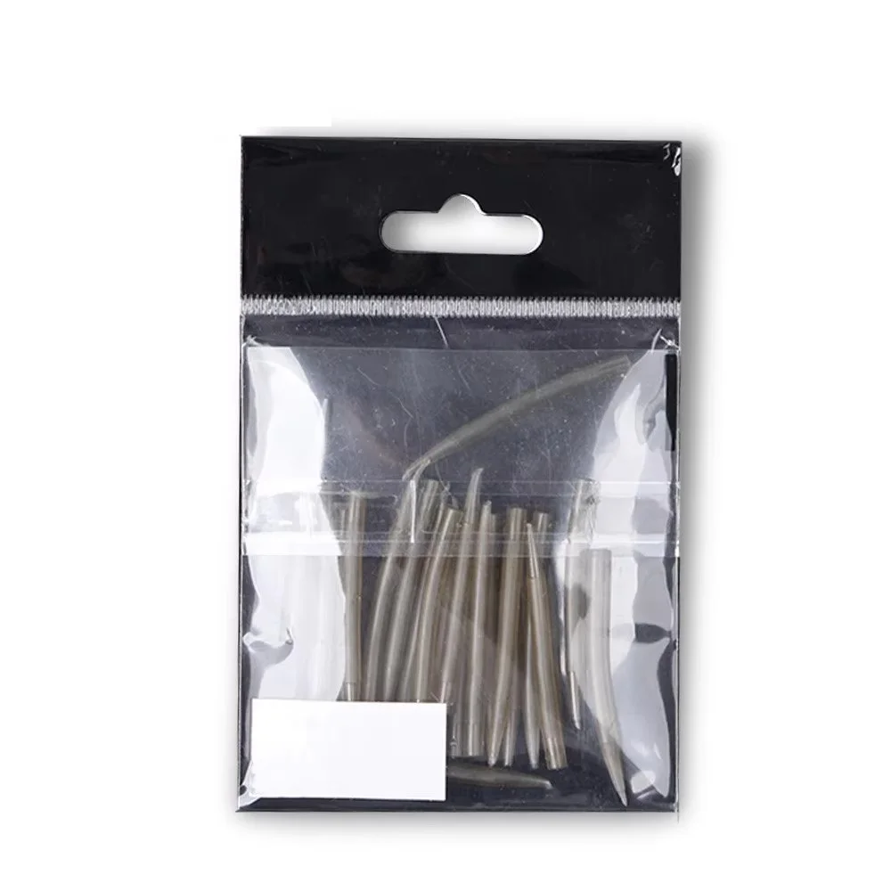 NGB 20PCS Tubi di Gomma da Pesca Componenti per Alimentatore per Carpa Combo Tappi per Esche Cono Maniche in Plastica Impianti di Gomma per Carpa