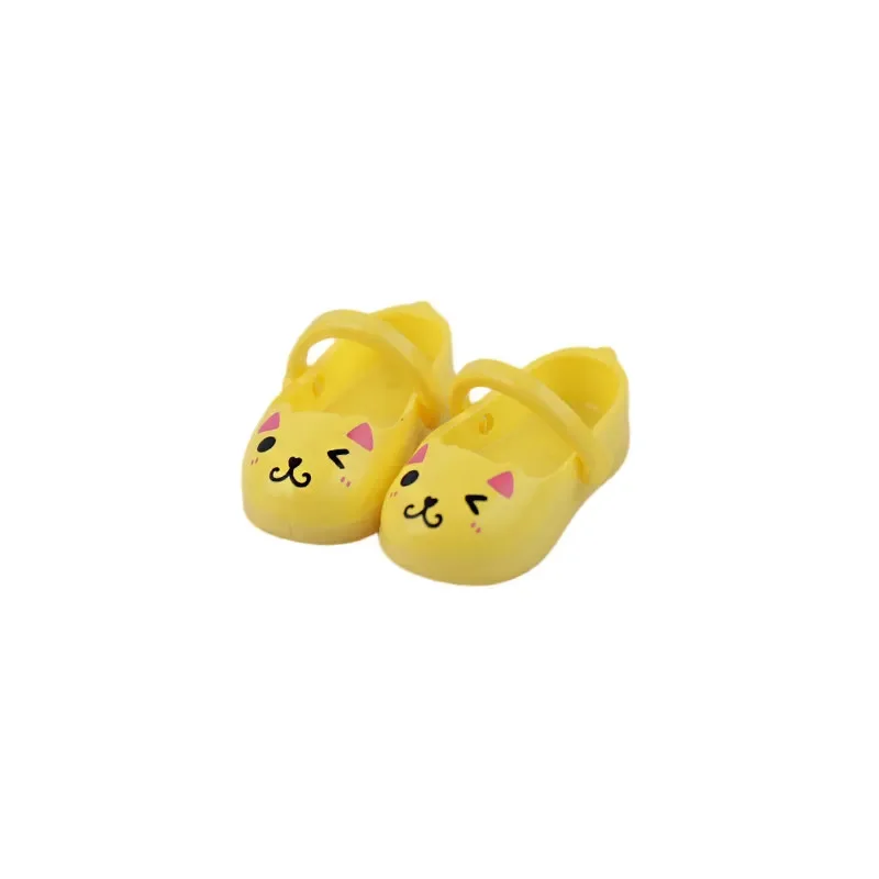 1/12 Maßstab Niedliche Cartoon-Tomaten-Gummischuhe Schuhmodell für Ob11 BJD Puppen Actionfiguren Szenendekoration Zubehör – Detail 8