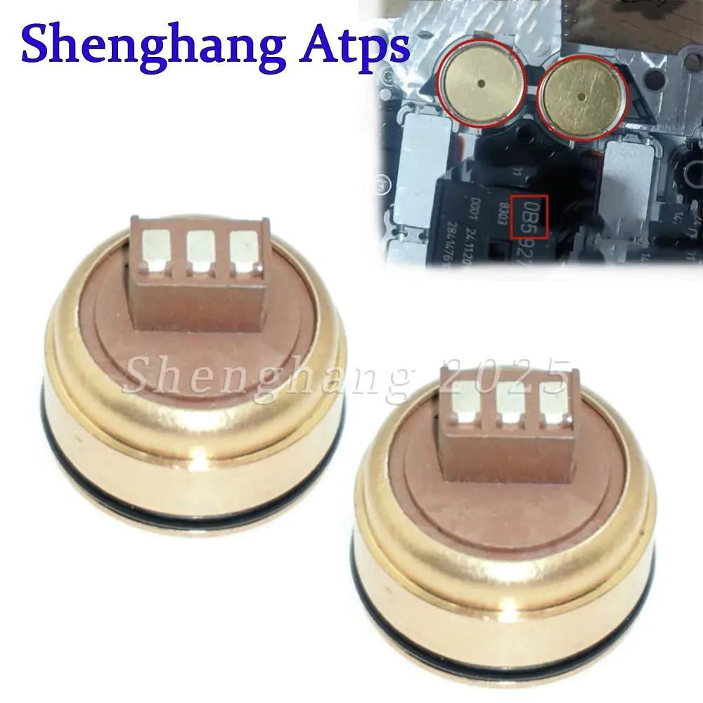 2Pcs For Audi A4 A5 A6 A7 Q5 For 0B5 02E 0AW Transmission Hydraulic Clutch Pressure Sensor 7-Speed DSG Transmission Control Unit