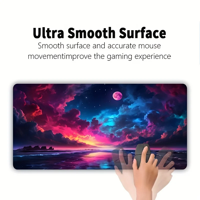 Desktop mouse pad sky sunset colorful rectangular mouse pad natural rubber