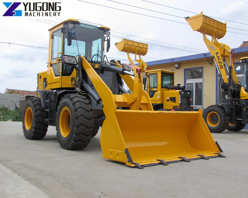 YG Diesel Engine Track Moving Mini Skid Steer Loaders Mini Compact Wheel Excavator Loader Small Tractor Backhoe Loader