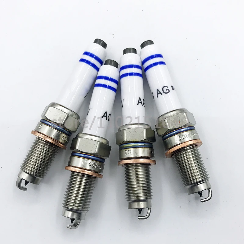 4pcs/lots 04E905612 Spark Plug for Audi A1 A3 Q3 for VW Volkswagen Beetle Golf Jetta Polo Santana 0241145515 04E 905 612 B C