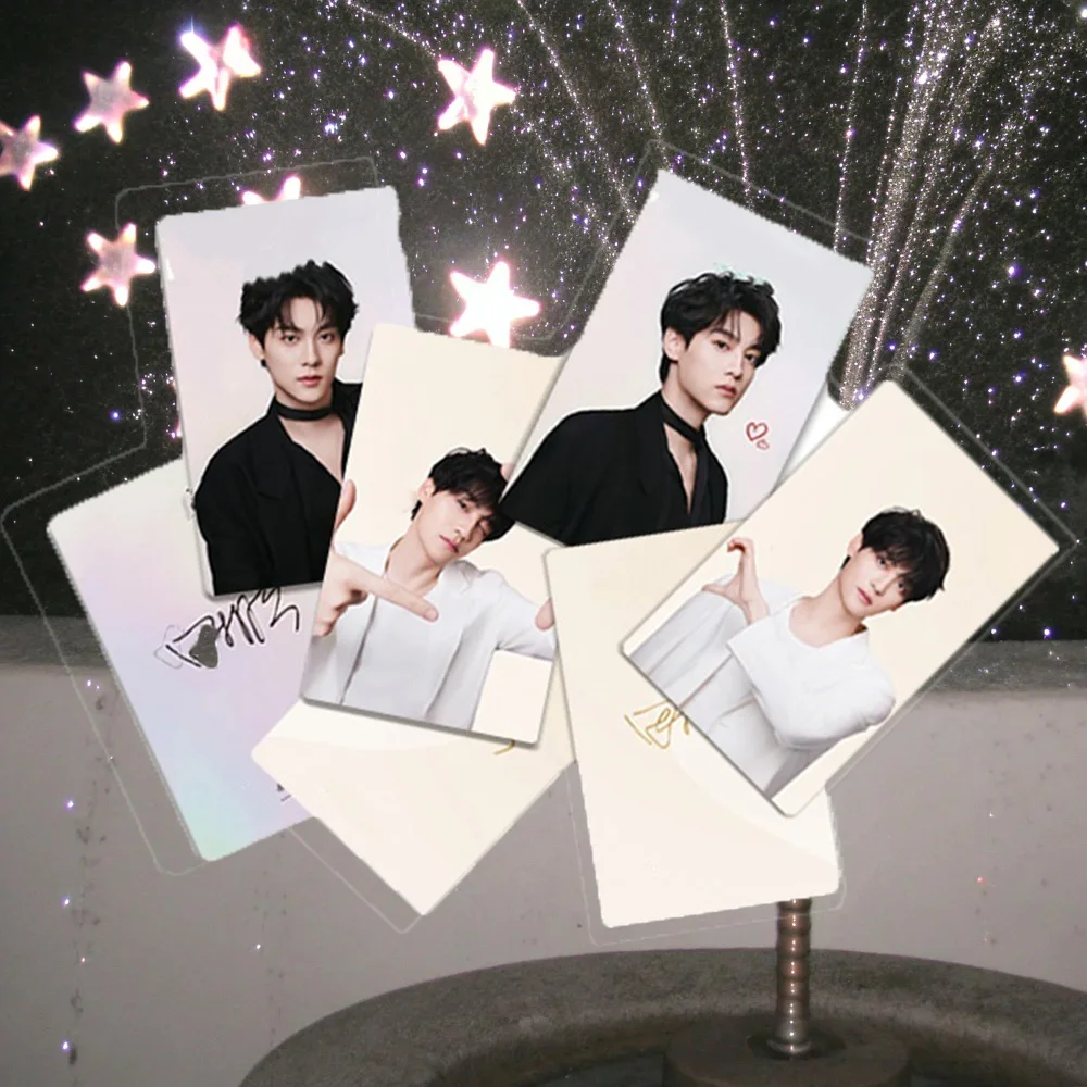 

KPOP Idols TIANXUNING 4Pcs/Set Reprent Photocard High Quality INS Style Doubel Sides Printing LOMO Card Fans Gifts Collection