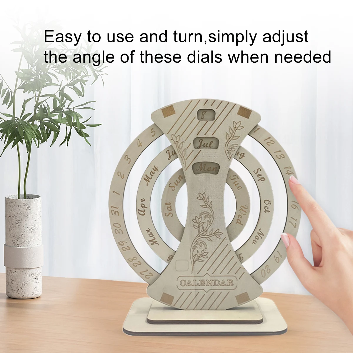 

Деревянный 3d трехмерный пазл, креативная мозаика, календарь, украшение, игрушки-пазлы ручной работы, детские сувениры «сделай сам»