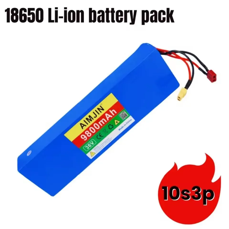 New 10S3P 36V 9800mAh Electric Scooter Battery Pack 18650 Lithium  For Joyor Y1 X1 F3 A3 36v Scooter Battery +charger