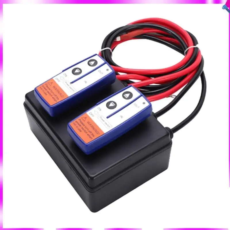 N96R 5000 Lbs Electric Winch Control Box Wireless Remote Control 250A Truck Mounted Crane Accessories Winch Control Box Easy Ins