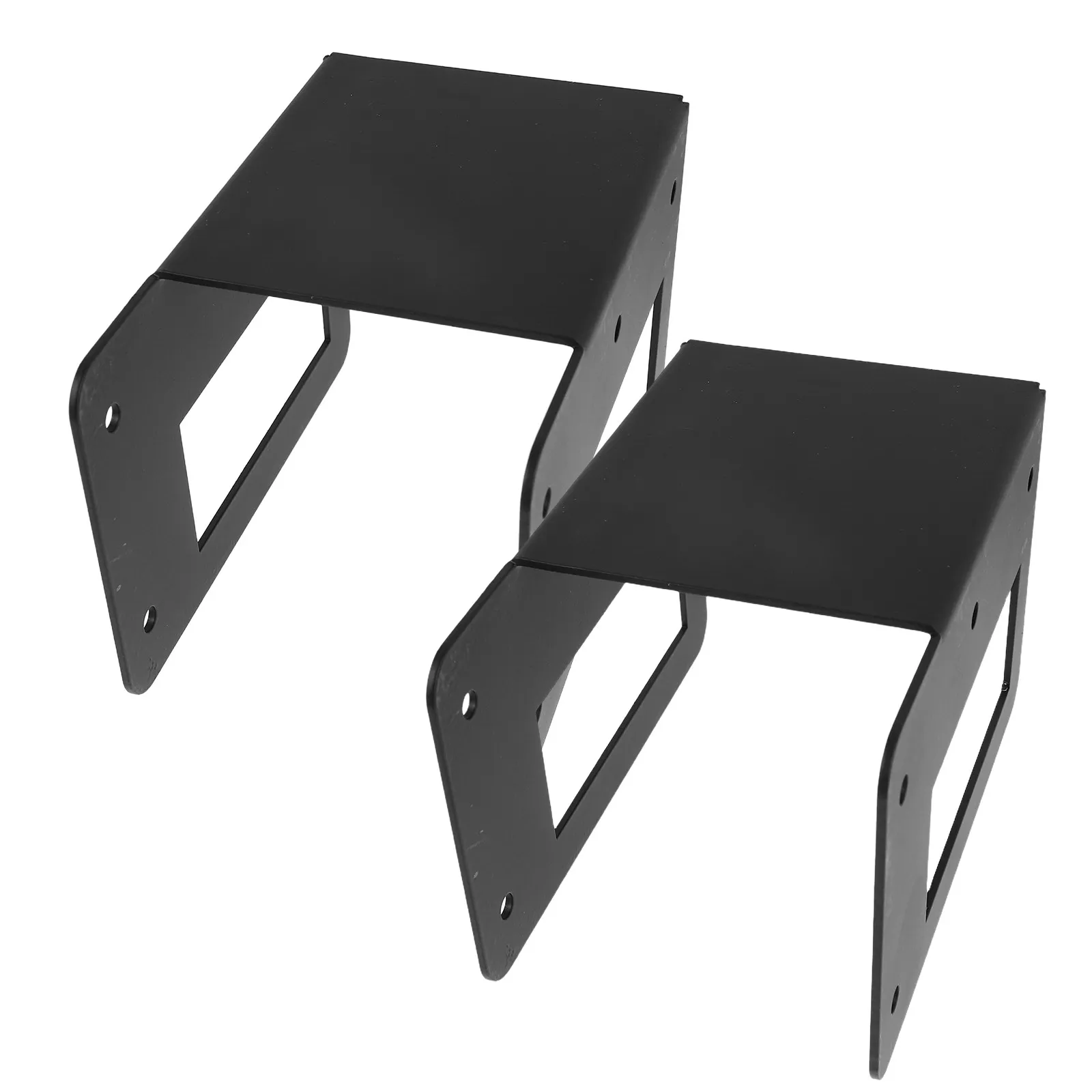 2Pcs Firewood Rack Outdoor Steel Firewood Log Storage Brackets Heavy Duty Lumber Storage Holder Fireplace Wood Smooth