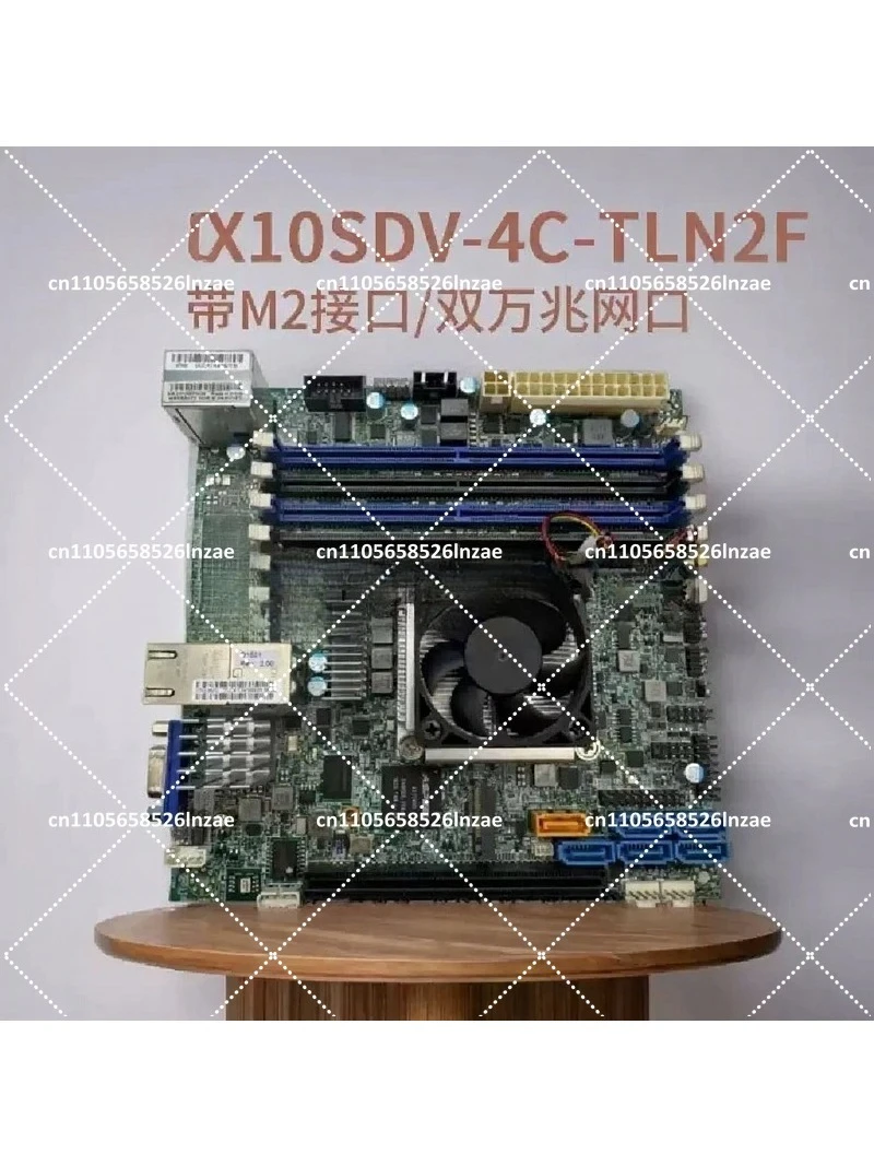 Mini ITX NAS Motherboard D1521 Dual 10G LAN Server Board for X10SDV-4C-TLN2F