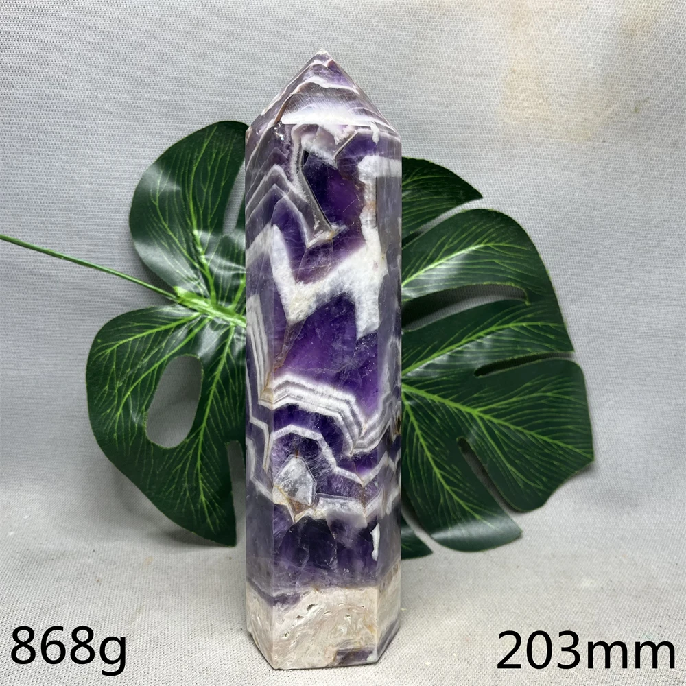 Natural Gemstone Amethyst Tower Rune Crystal Home Room Decorated Witchcraft Altar Prayer Spiritual Gift Stone Healing