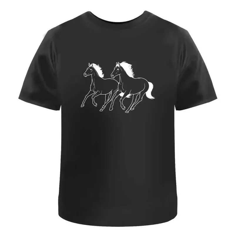 

Running Horses' Cotton T Shirt Ta032308
