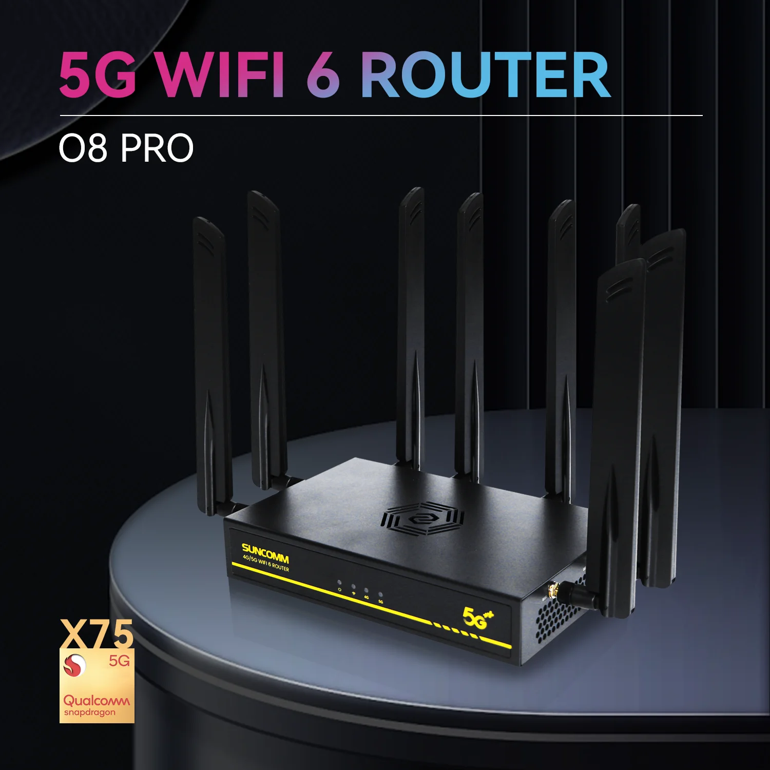 Unlock 4G 5G SIM Router X75 NR NSA SA Change IMEI AP Router Repeater Mode VPN Mesh Network Dual SIM Card WiFi Router