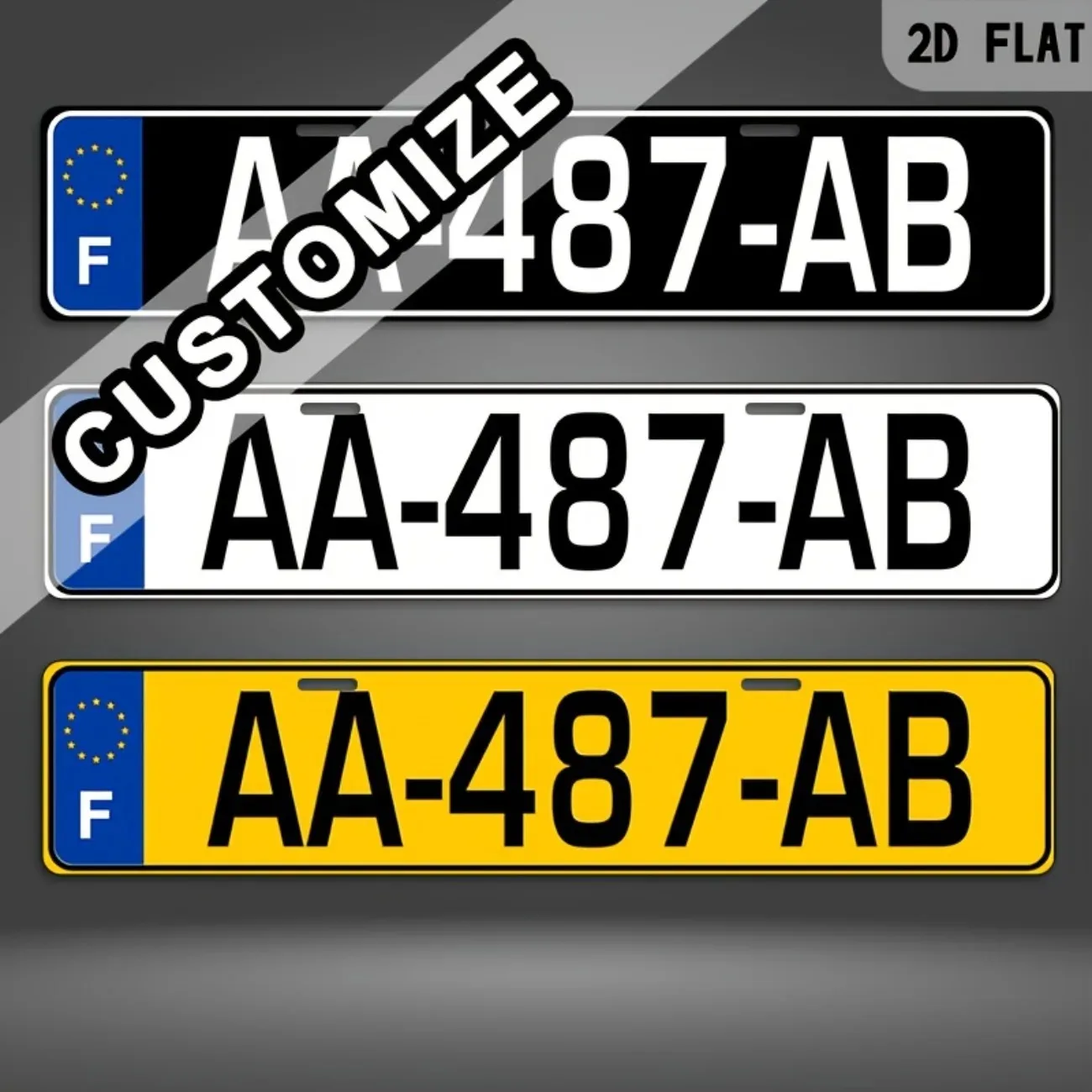 1 Stück individuelles französisches dekoratives Schild aus Aluminium – Vintage-Industriestil, personalisierte Heimdekoration (nur dekorativ)