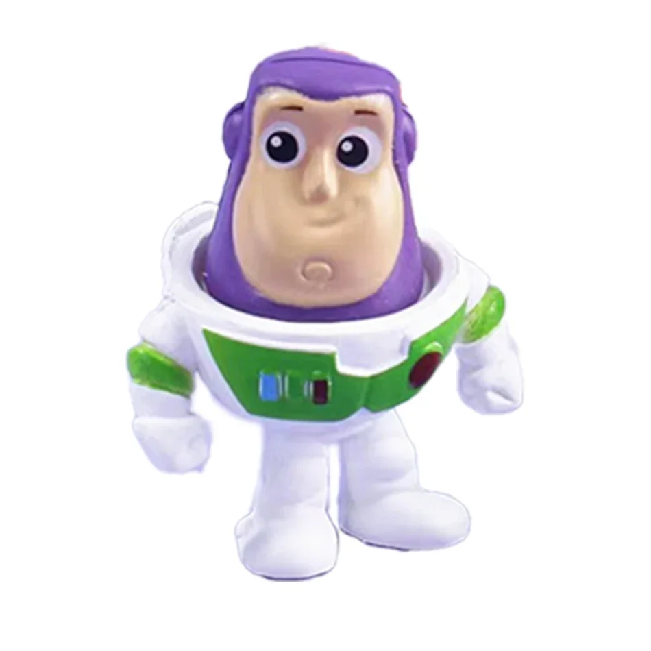Explosions Anime 8PCS Toy Story Hand-Made Trish Hudi Bass Lightyear Alien Children's Mini Toy Desktop Ornaments Birthday Gift.
