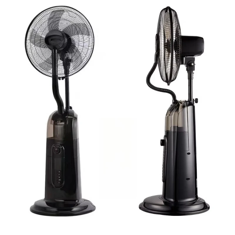 

16-Inch electric vertical fan with remote control metal mist humidifier