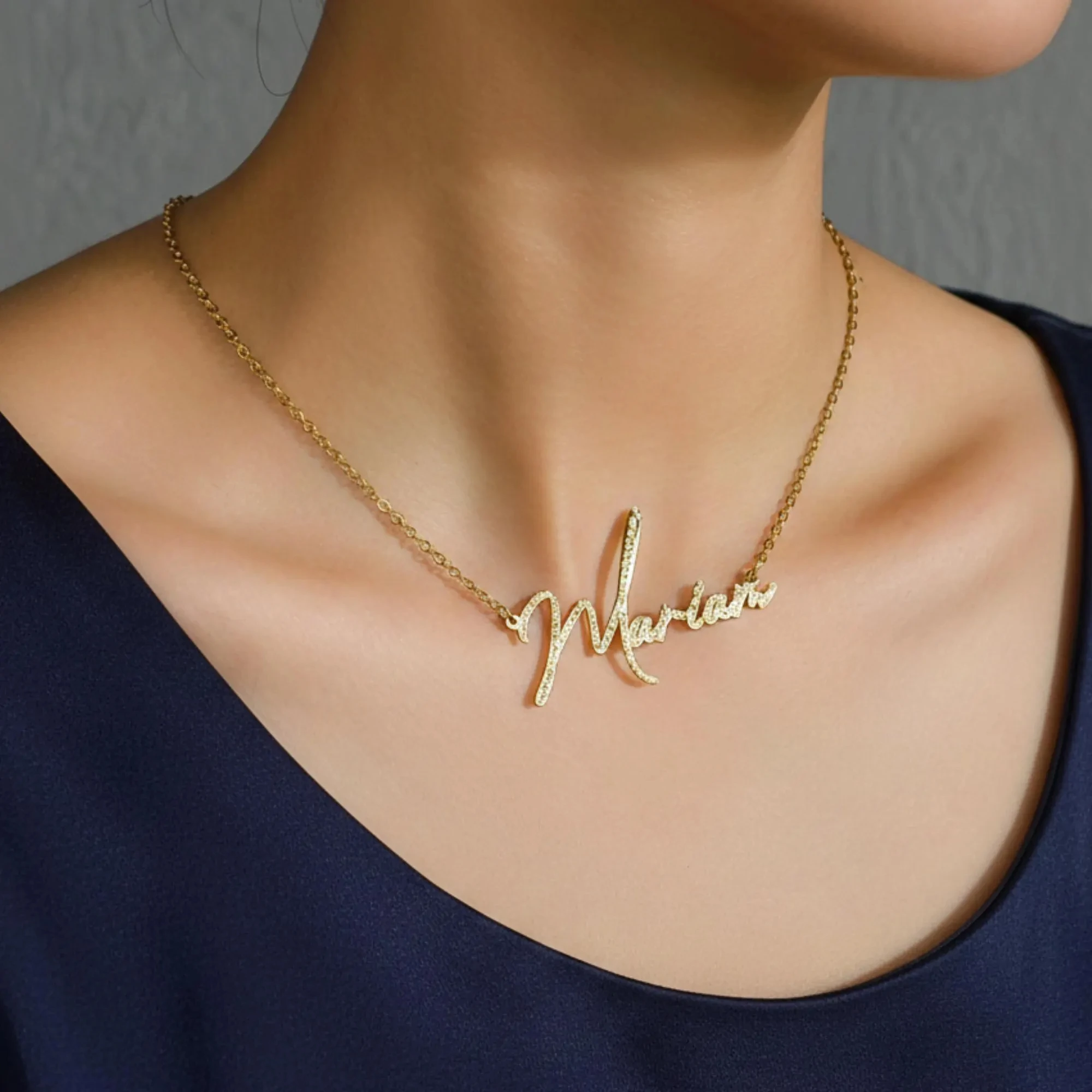 316L Stainlesss Custom Name Ne - Jewelry Making For Kids 评论和价格