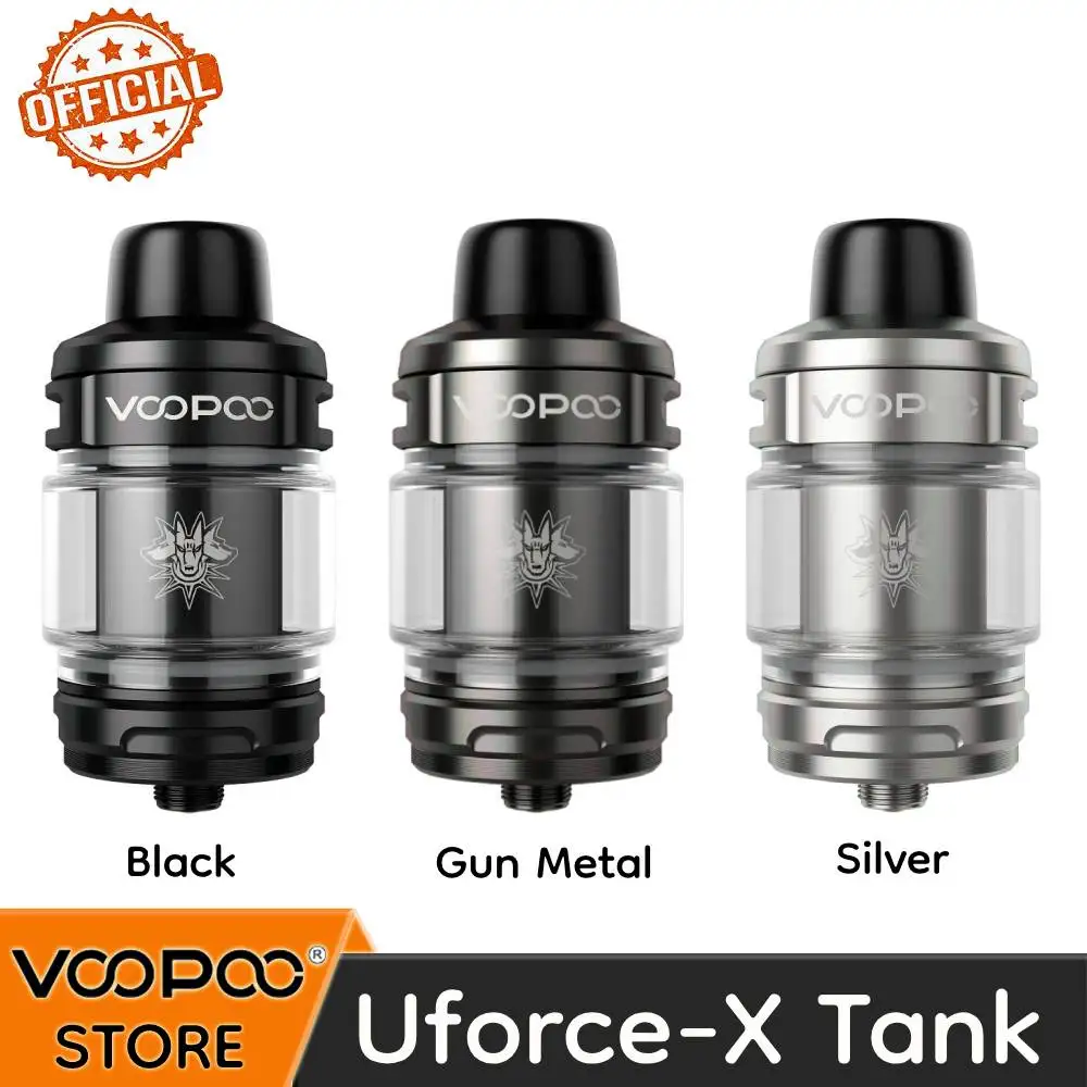 خزان VOOPOO الأصلي الجديد UFORCE X بسعة 5.5 مل - ملفات PnP X مناسبة لسحب السجائر الإلكترونية 5 أدوات
