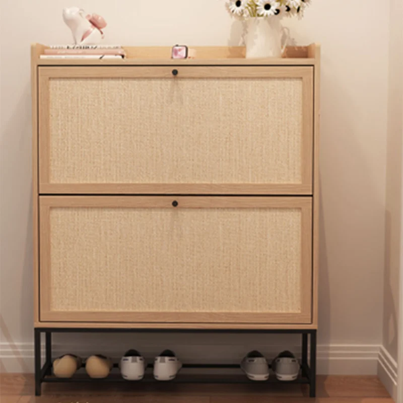 Hallway Asian Style Shoe Cabinet Flip Friendly Entrance Show Shoe Cabinet Slim Storage Unit Szafka Na Buty Furniture Home