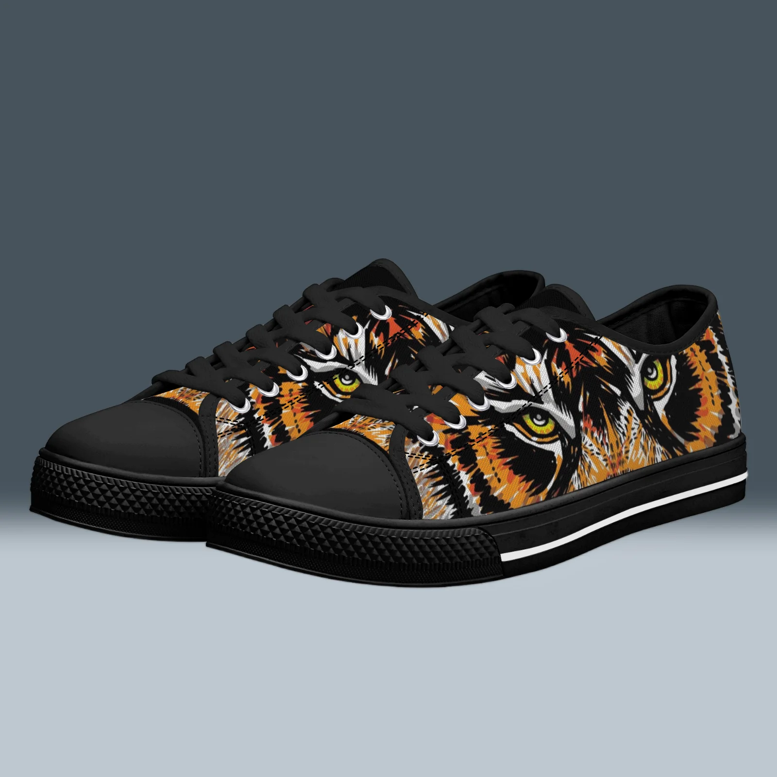 

Tiger picture classic low-top canvas shoes for men and women vulcanized shoes flat-soled casual sports shoes