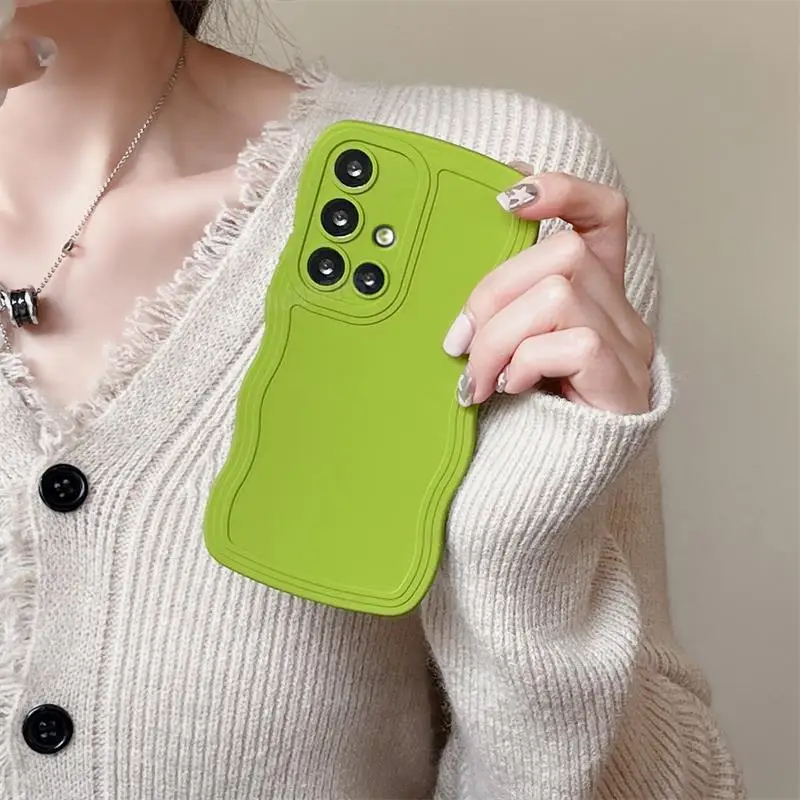 حافظة من السيليكون السائل المموج 51 71 12 لهاتف سامسونج جالاكسي A51 A71 4g A12 5g A50 A21s A30 A20 A04 غطاء حماية ناعم A14 A24 #4