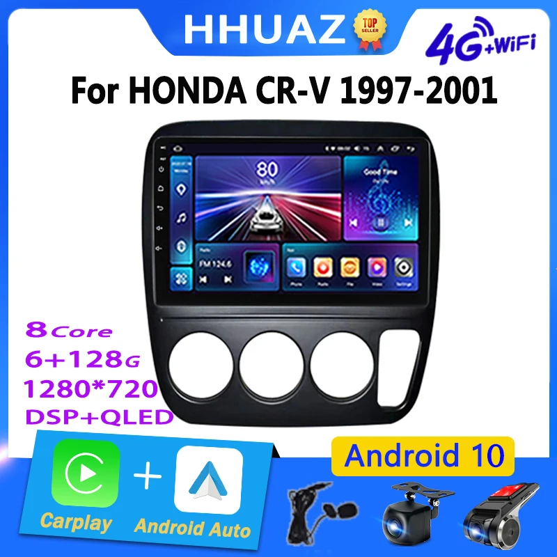 

Android Car Radio Carplay For Honda CRV CR-V 1997-2001 Multimidia Video Player Carplay Autoradio GPS Navigation Audio