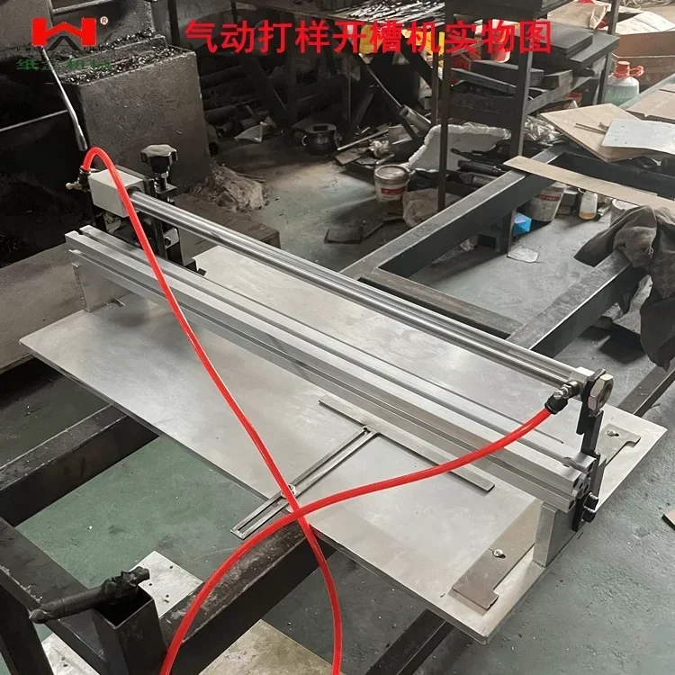 2025 upgrade Pneumatic Slotting and Sampling Machine Slot Sampling Machine Gift Box Gray Cardboard V-slot Sampling Machine Gift
