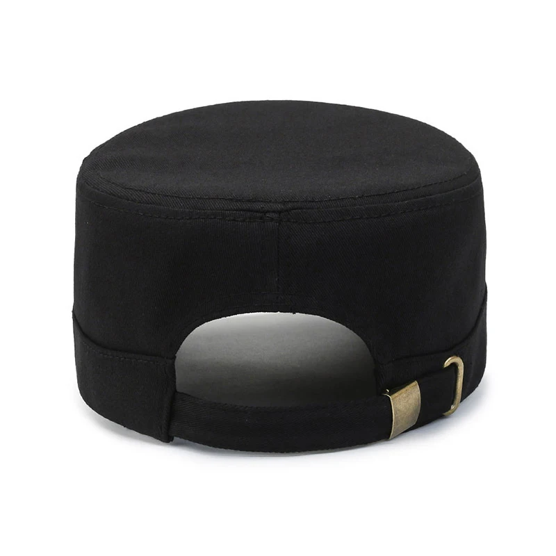 Fashion Washed Cotton Men Military Cap Summer Sunscreen Cadet Hat adjustable Flat Top Caps Women Men Fisher Army Hats Bone Cap