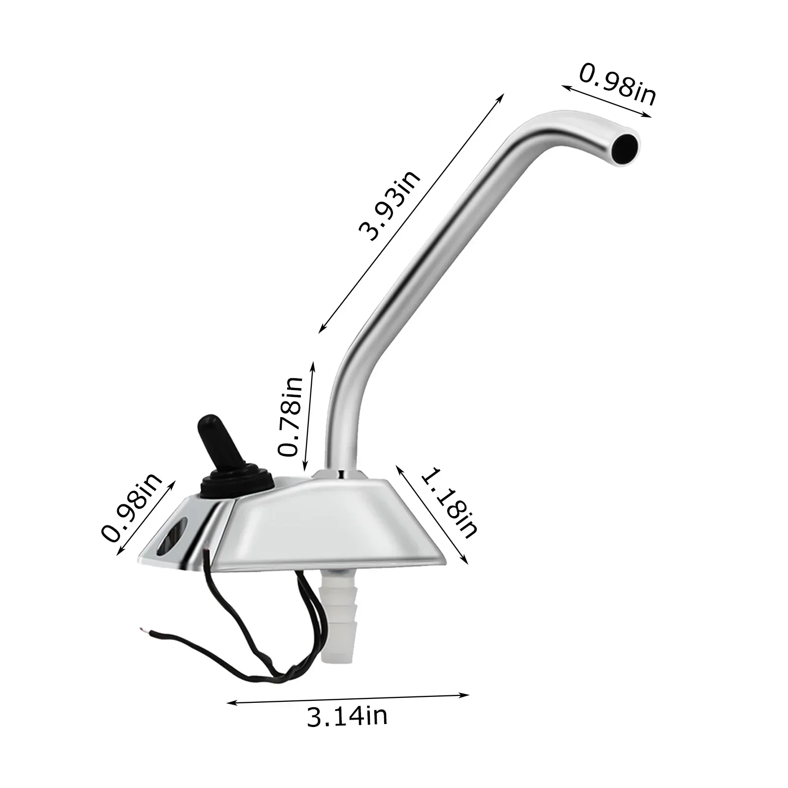 12V DC Galley Electric Water Pump Tap Faucet Water Tap W/ Switch for Caravan Boat 12v Toggle Switch RV Accessories