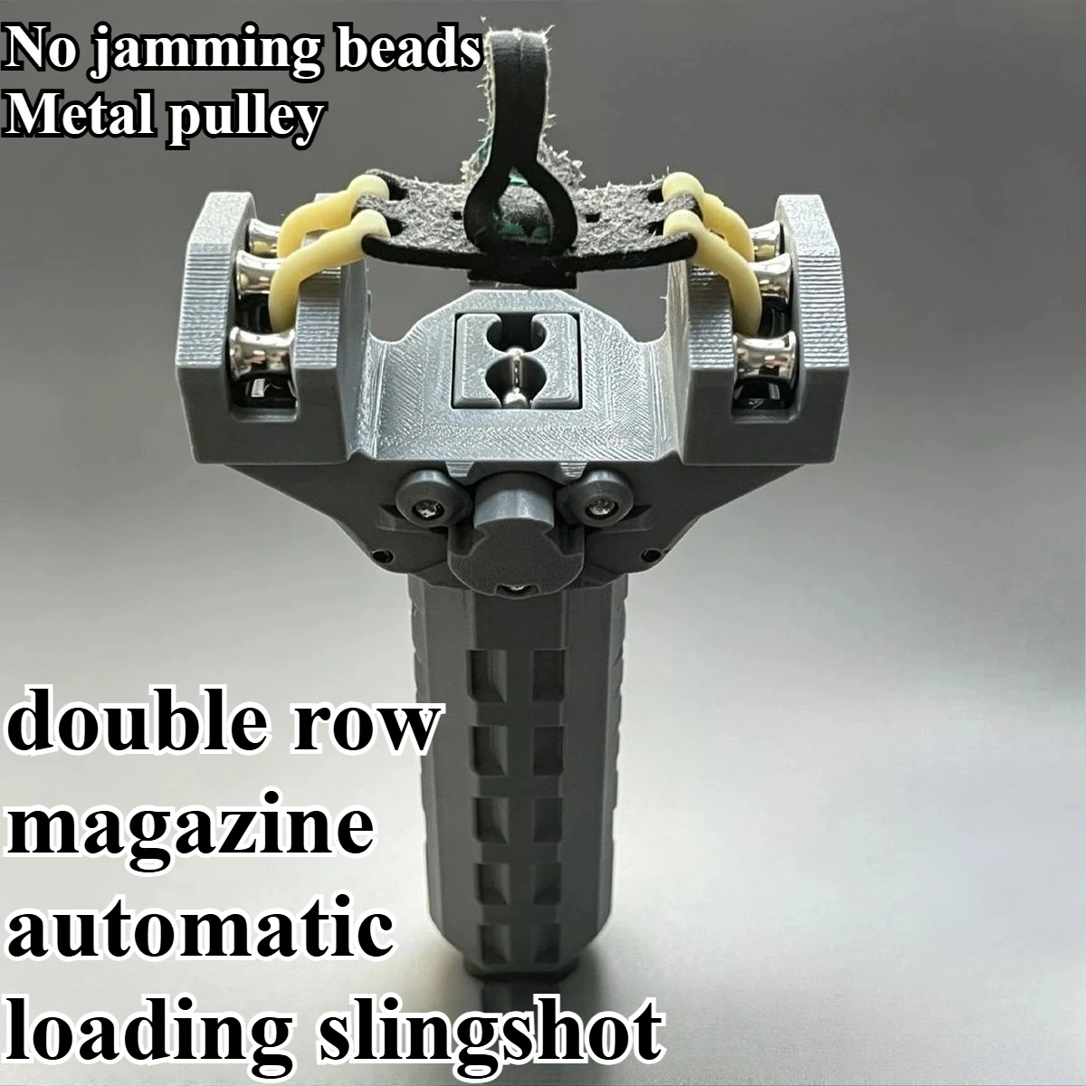 Creative Outdoor Competitive Rapid Fire High Precision EDC Slingshot Double Row Magazine Automatic Loading Slingshot Tool Parts