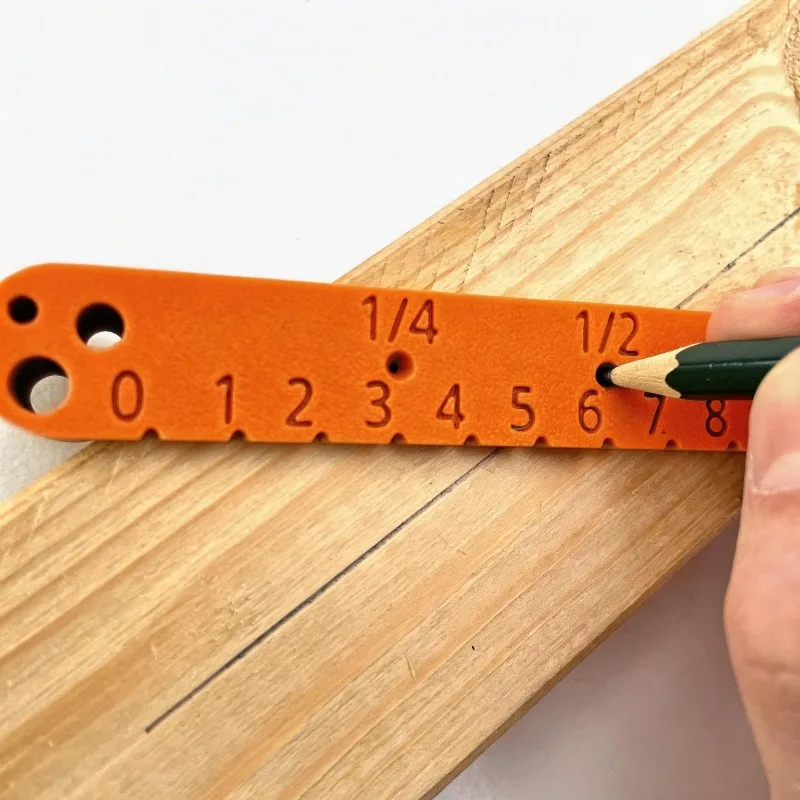 Woodworking Center Locator | Precision Line Drawing And Drilling Guide Tool for Wood Processing Measurement And Marking Device