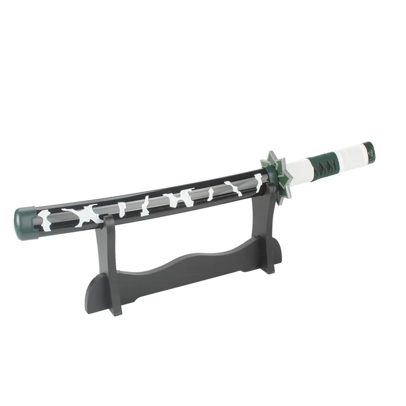 23.6in/60cm Demon Slayer Katana Personaggio Cosplay Stage Prop Bambù Giocattolo Spade Manga modello Regali del partito Costume di Halloween oggetti di scena