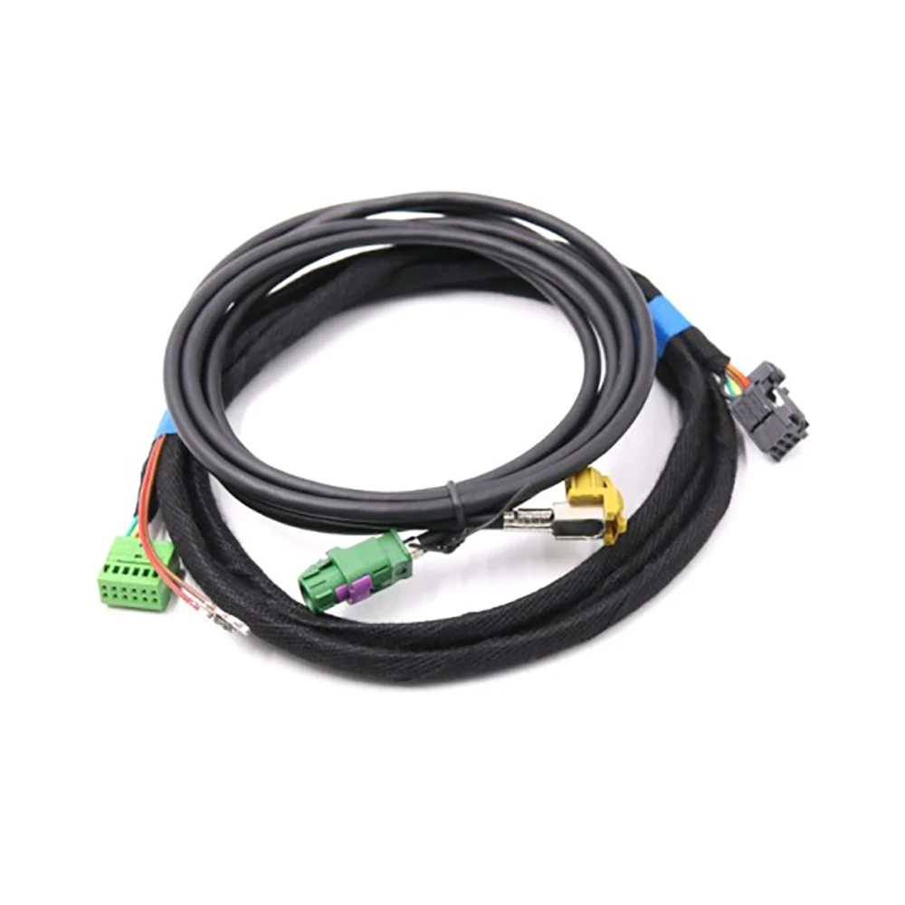 FOR AUDI A3 8V / A4 S4 / Q7 4M / Q8 4M / R8 Q2 Q3 MIB 2 CarPlay MDI USB AMI AUX Install Harness wire 6 PIN