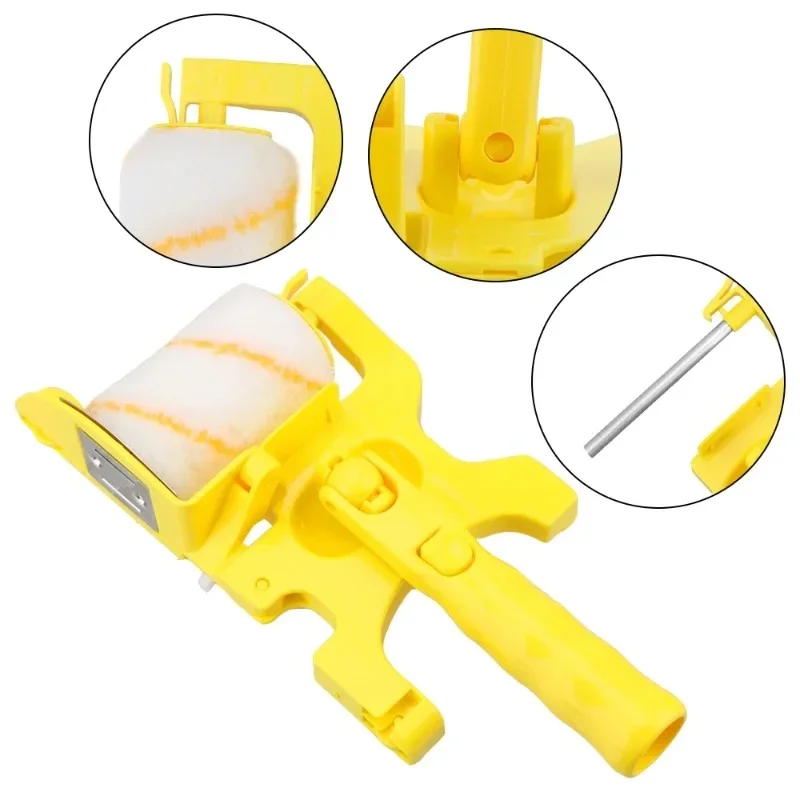 Neue Professionelle Wand Farbroller Set Multifunktionale Clean-cut Edger Malerei Roll Pinsel für Wand Malerei Behandlung Werkzeuge – Detail 8