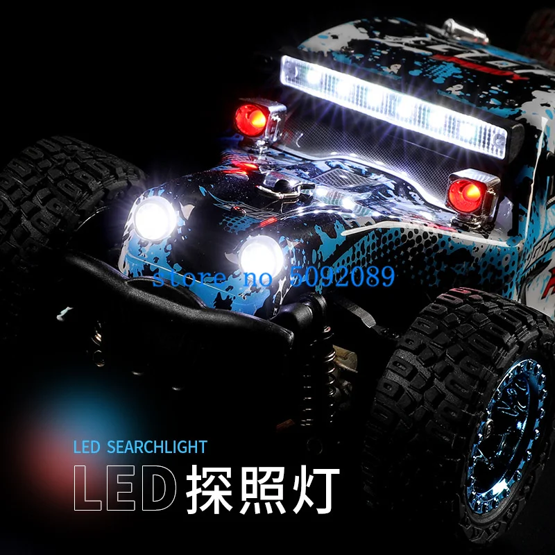 1: 28 Simulation Structure Design RC Racing Car 4WD 30KM/H LED Searchlight Metal Chassis High Speed Remote Control Racing Car